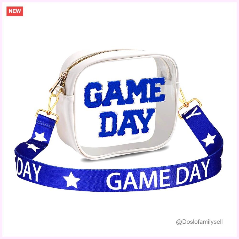 Stadium Approved Clear Crossbody Bag with Adjustable Strap 7.87x6 Inches